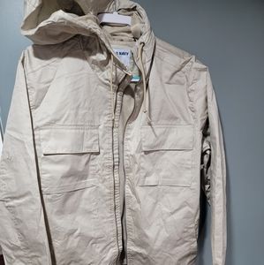 Old Navy Twill Utility Hooded Jacket
